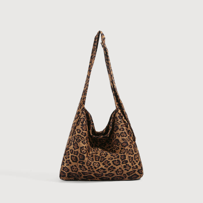 Leopard Allure Slouchy Tote Bag