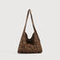 Leopard Allure Slouchy Tote Bag