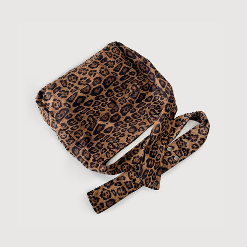 Leopard Allure Slouchy Tote Bag