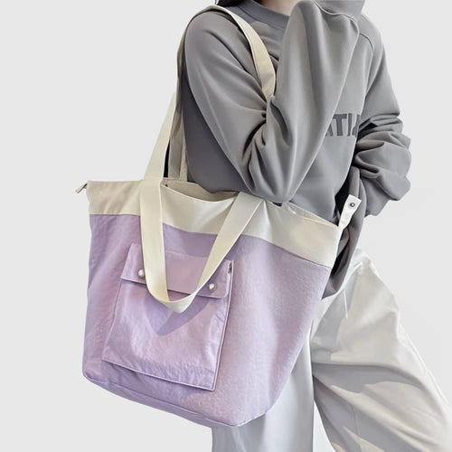 Duotone Foldable Tote Bag