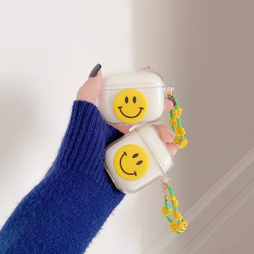 Coque transparente Smiley AirPods