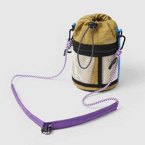 Colorblock Mini Nylon Bucket Bag
