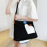 Borsa tote in tela color block