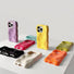 Aesthetic 3D textured melting effect phone covers displayed in a variety of trendy 2026 shades.