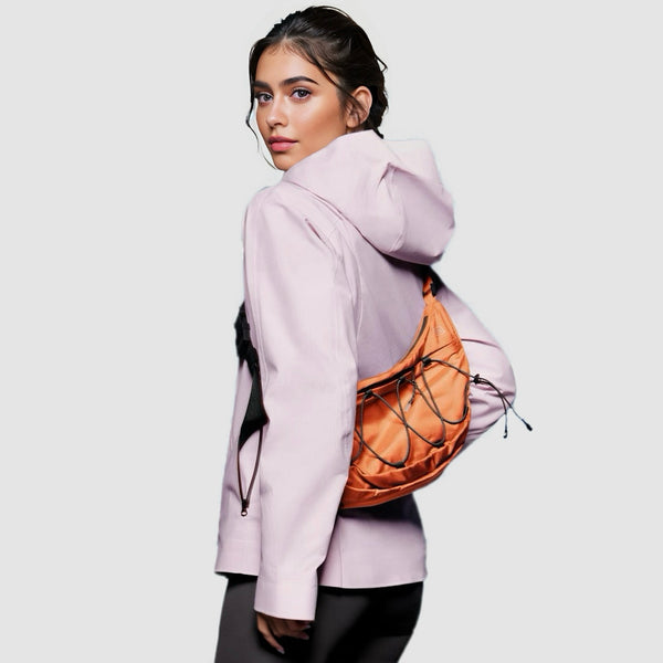 Airy Nylon Crescent Sling Bag