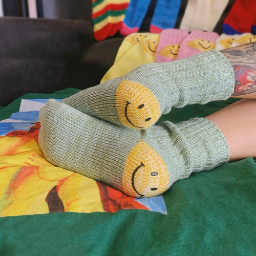 Smily Knitted Socks