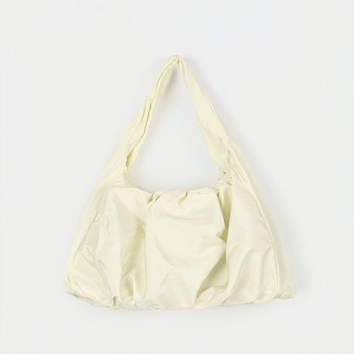 Groovy Pleated Nylon Shoulder Bag