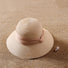 Cappello di paglia pieghevole protettivo dal sole con nastro
