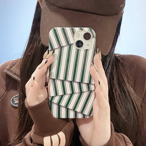 Green Oblique Line Phone case