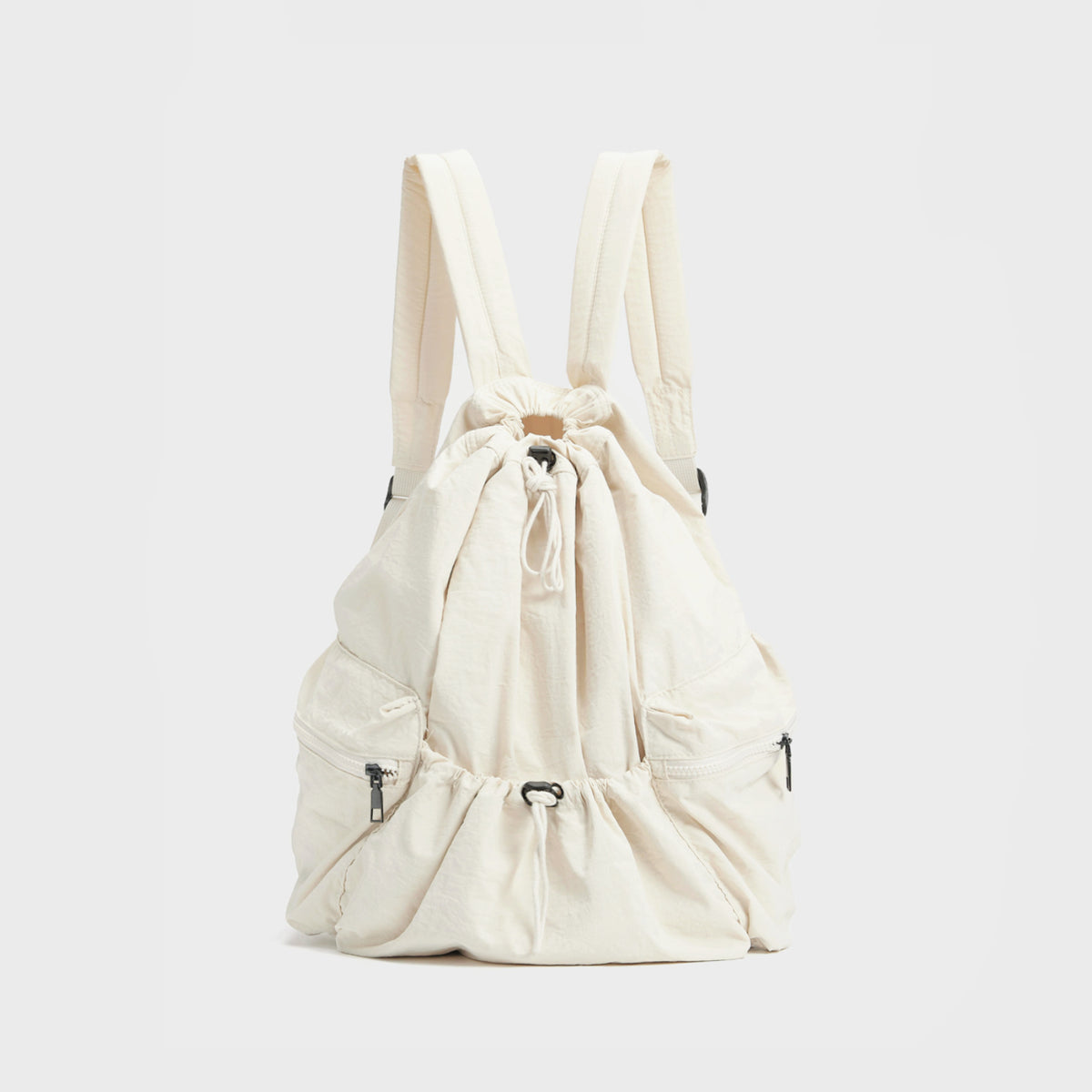 ●depound● Travel Nylon Backpack Light Beige DP2500BG004DLE Depound • Travel Backpack (Light Beige) – Dear Sunday