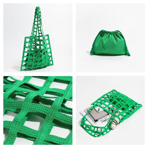 Design Cutout Candy Woven Bag
