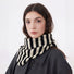 Striped Knit Triangle Scarf