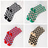 Checkerboard Colored Socks
