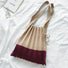 Accordion Foldable Knitted Bag