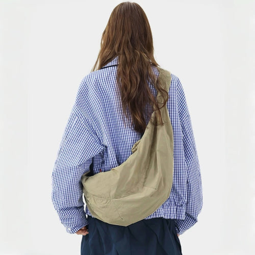Corduroy Cozy Crescent Bag