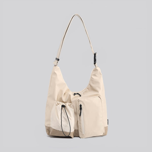 Multi Pocket Nylon Crossbody Bag