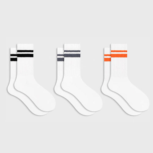 Athletic Striped Slouch Socks