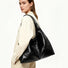 Waxed Leather Hobo Bag
