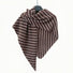 Striped Wool Triangle Scarf