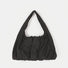 Groovy Pleated Nylon Shoulder Bag