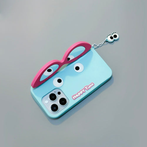 Handyhülle mit kreativem „Happy Time“-Design