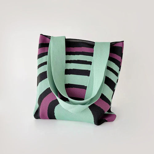 Arc Line Knitted Bag | DEHOME