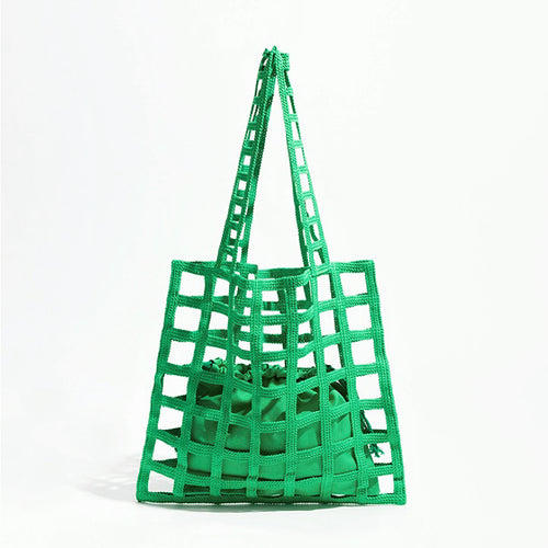 Design Cutout Candy Woven Bag