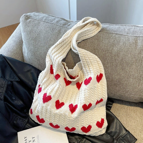 crochet heart tote bag tutorial