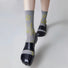 Chaussettes brodées à fleurs