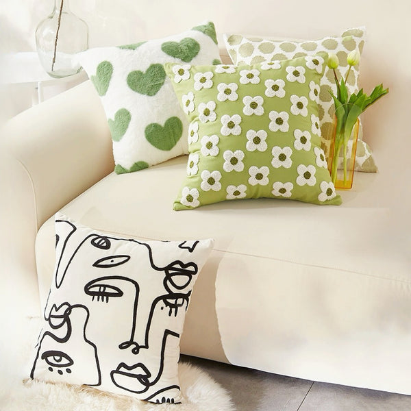 Green Atmosphere Pillow Cover