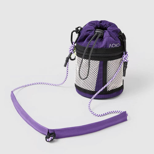 Colorblock Mini Nylon Bucket Bag