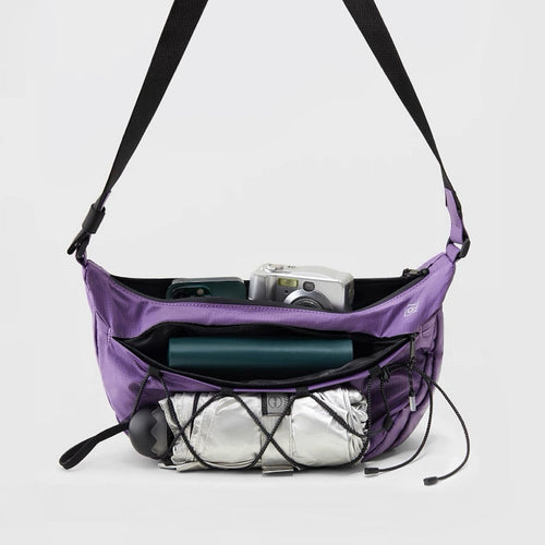 Airy Nylon Crescent Sling Bag