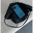 Front view of Circle Dance Case. Features dynamic interlocking circles on soft resilient premium silicone.