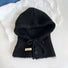 A classic black minimalist balaclava hat, versatile for winter layering and premium insulation.