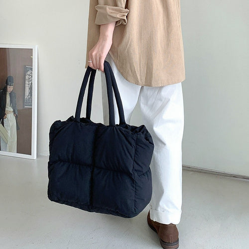Bolso de nailon acolchado