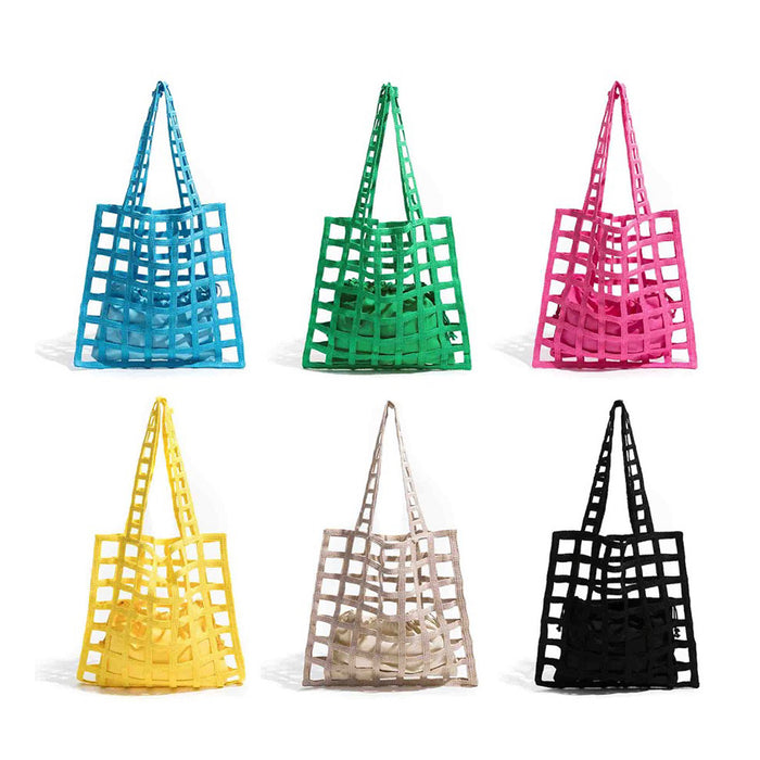 Design Cutout Candy Woven Bag