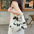 Butterfly Embroidered Canvas Bag