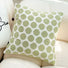 Flat lay of Elegant Vibe Pillow Cover with dots pattern.