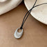 Eon Circle Pendant Necklace in Gold, premium Jewelry for modern women