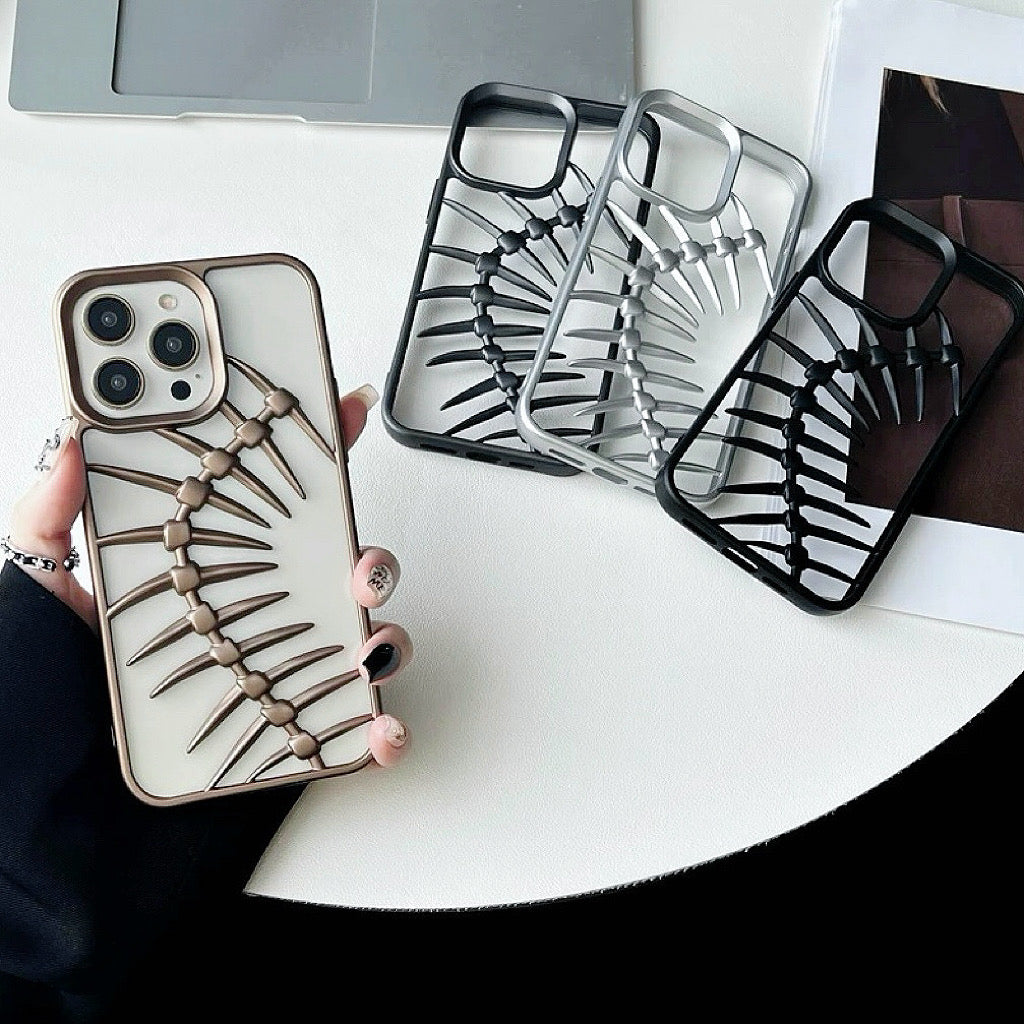 Hollow Fishbone Phone Case | DEHOME