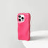 Hot pink vibrant gummy phone cover, stylish 3D silicone protection for the modern muse.
