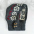 Front view of Jacquard Knitted Balaclava in grey, knitted from fine natural wool with an elegant artisanal weave.