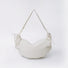 Off-white mini duvet crescent bag displayed on a clean white background.