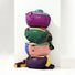 A stack of vibrant, multi-colored belt bags showing various  color combinations.