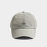 Front view of grey Nice Ultralight Quick Dry Cap, highlighting a sleek professional look with high-tech fabric.