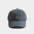 Dark gray quick-dry cap with Nice embroidery, crafted from high-tech moisture-wicking fabric for active use.