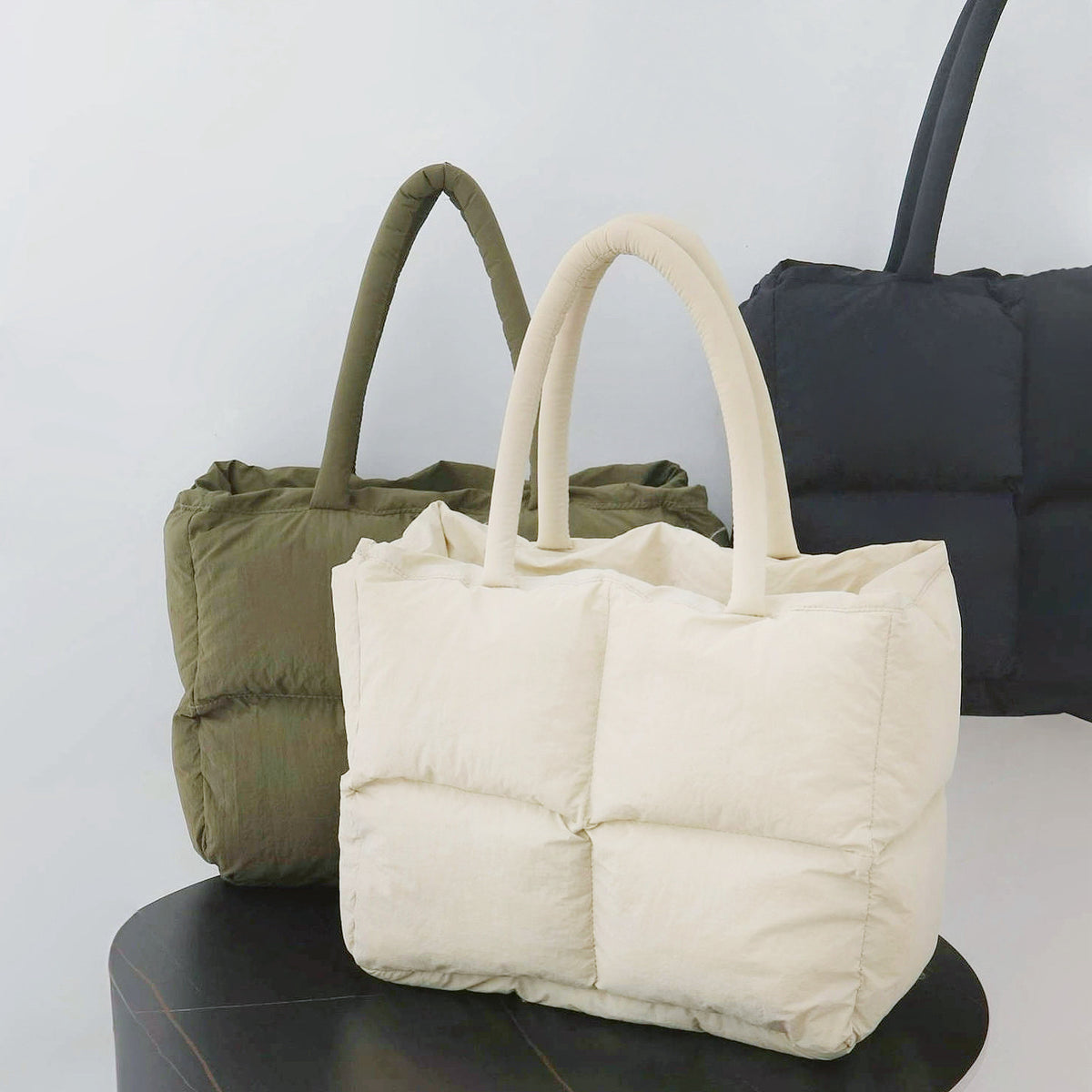 Puffer Bags | Quilted Nylon, Cloud Bags & Padded Totes | DEHOME