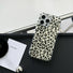 Full view of Printed Leopard Case. Soft-touch finish with a striking high-contrast animal print design.