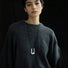 Model wearing a silver Crescent Pendant Necklace, ideal for everyday wear and layering.