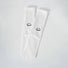 Folded view of Smile Slouch Socks in white, ideal for workouts and commuting.